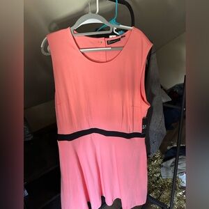 Salmon colored NY&Co Sleeveless dress